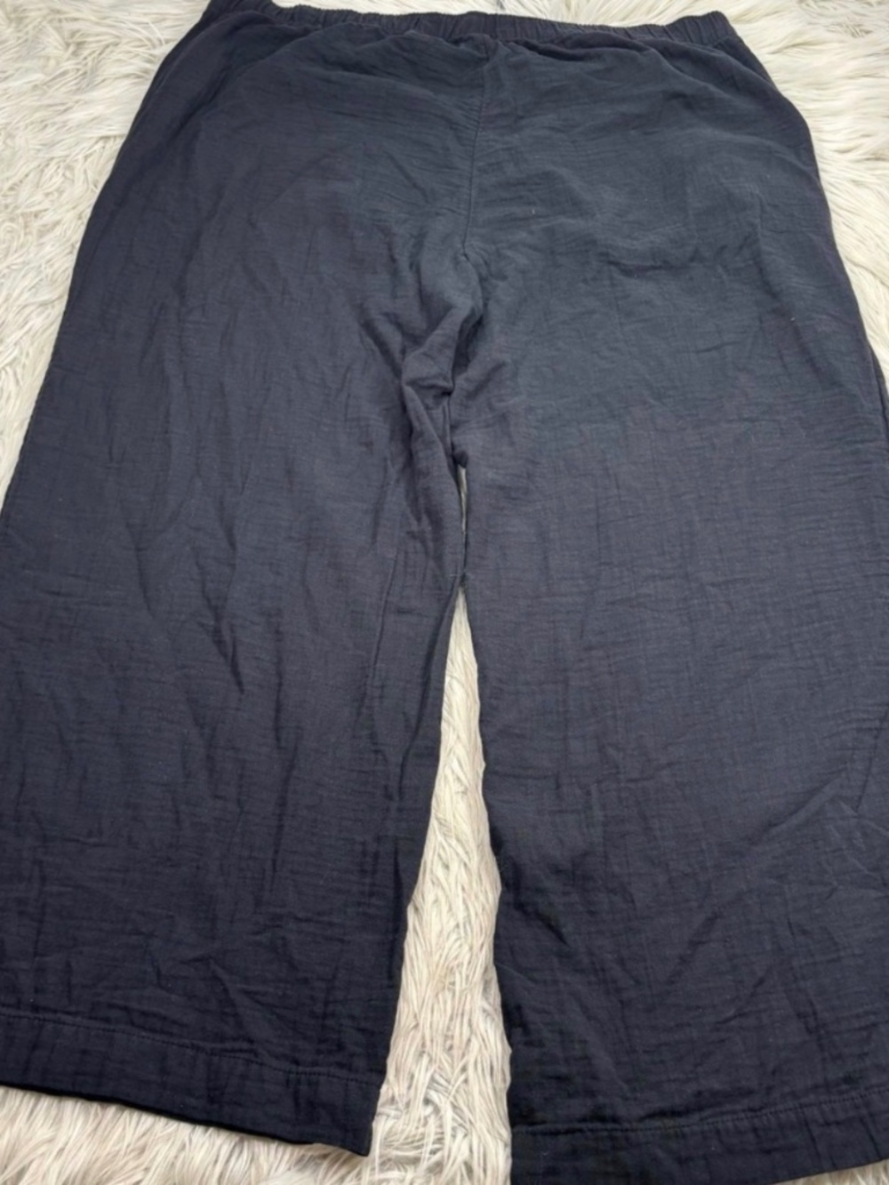Old Navy Plus Size Gauze Cotton High Rise Wide Leg Pants - size 2x